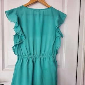 Mini Dress ruffle sleeves